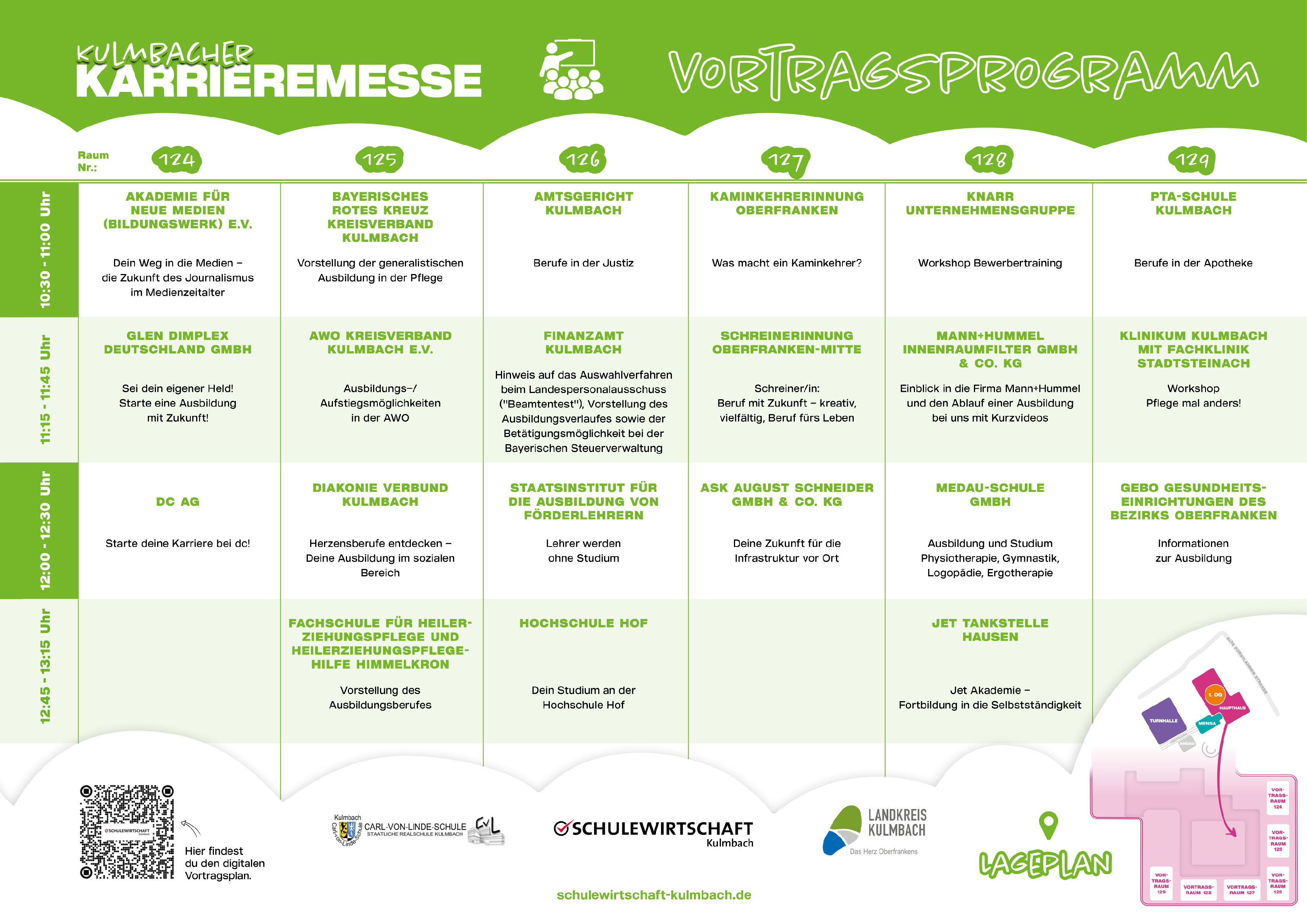 Vortragsprogramm Karrieremesse